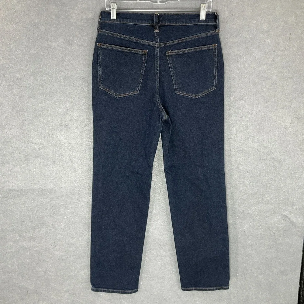 J Crew‎ Stovepipe High Rise Denim Blue Jeans Women's 29 (Actual 29x26)